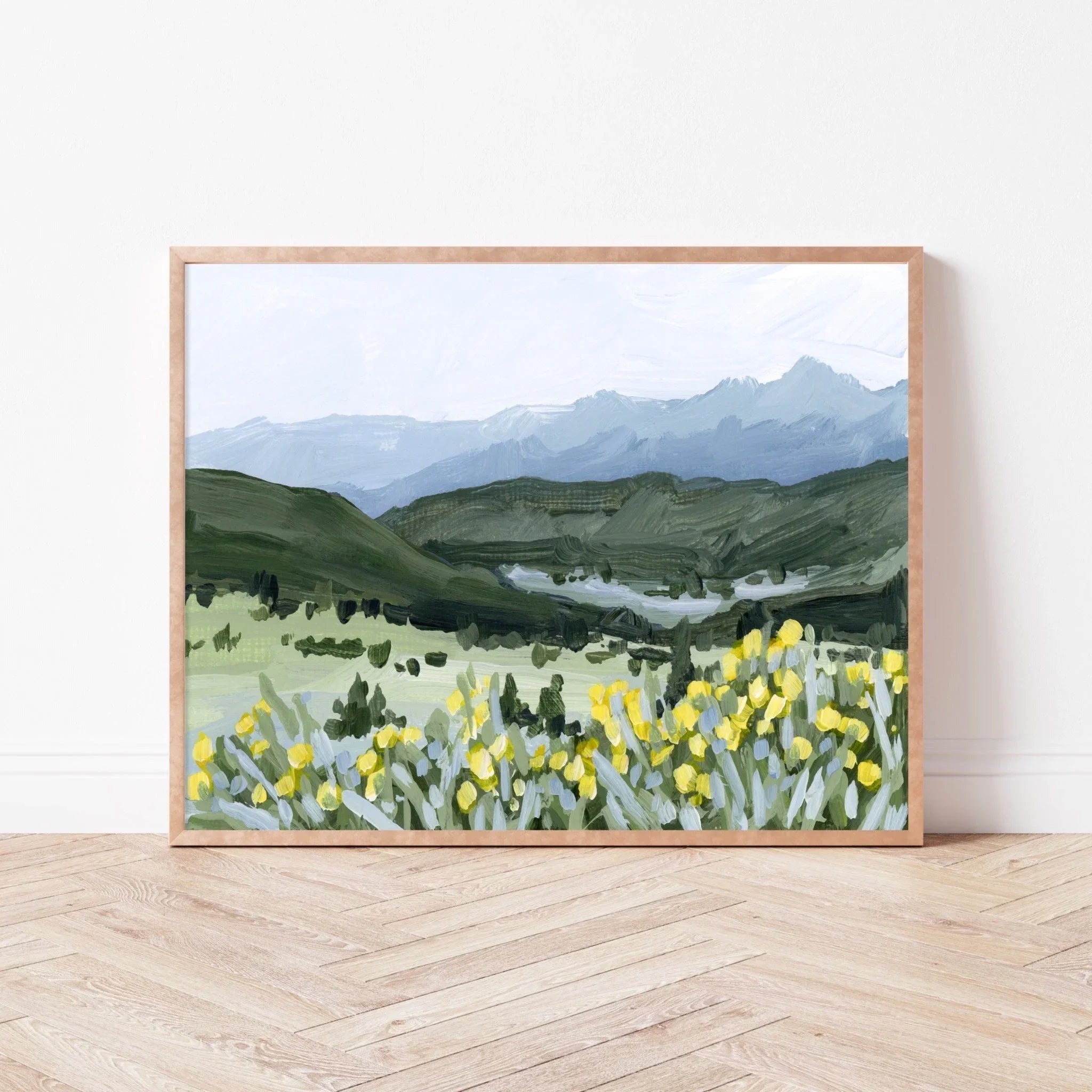 "Wildflower Hike" Art Print - The Mayfair Hall