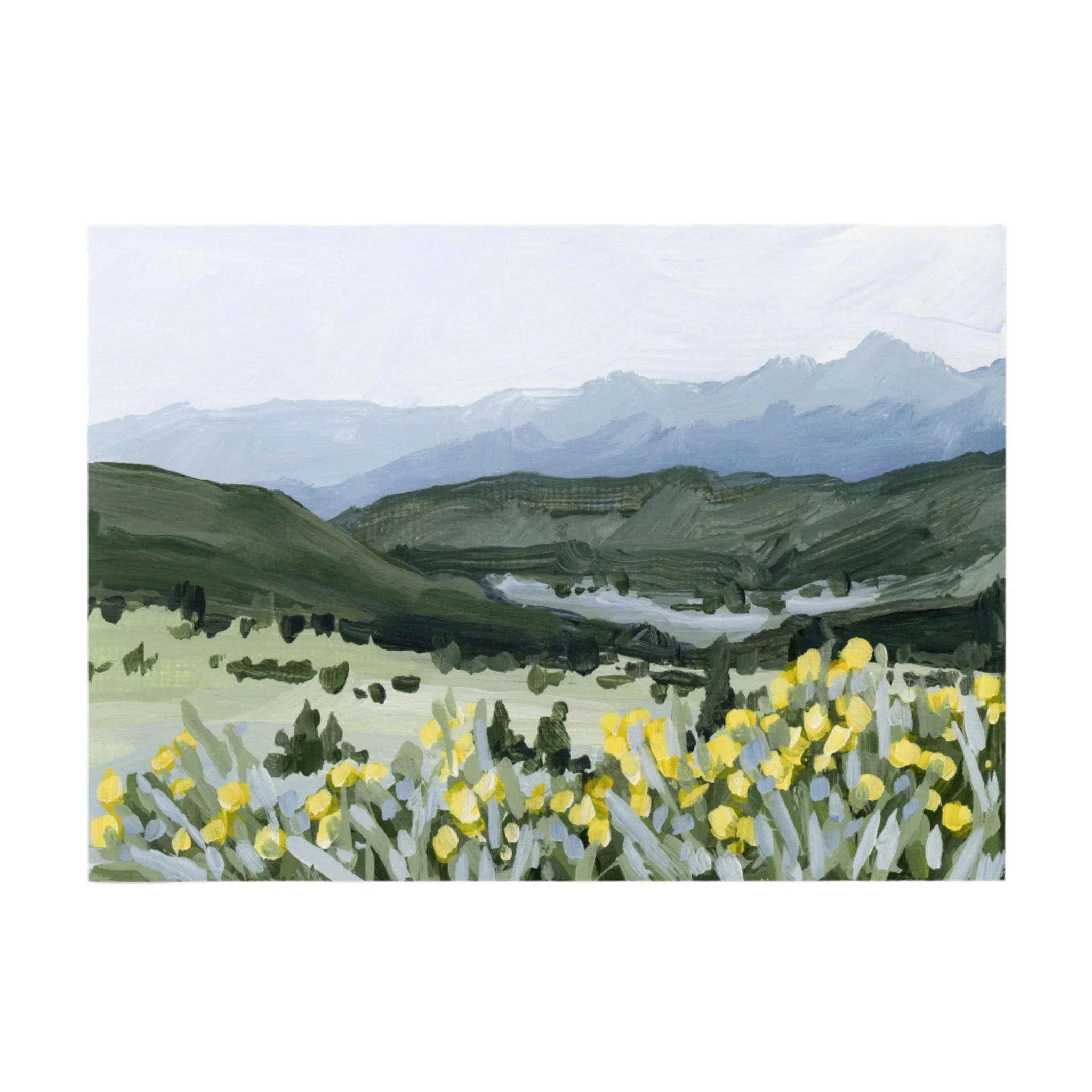 "Wildflower Hike" Art Print - The Mayfair Hall