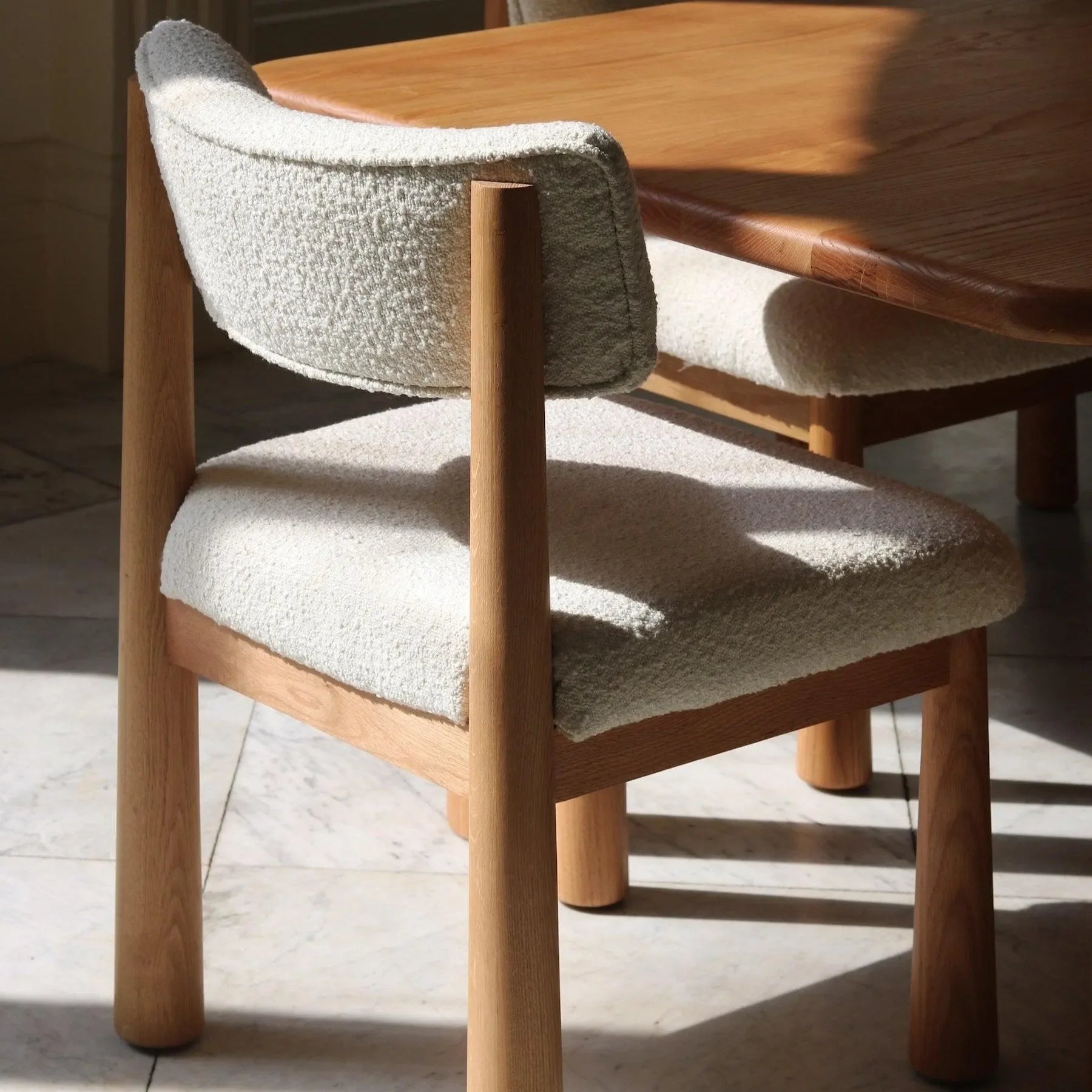 Charlie Dining Chair - White Oak - The Mayfair Hall