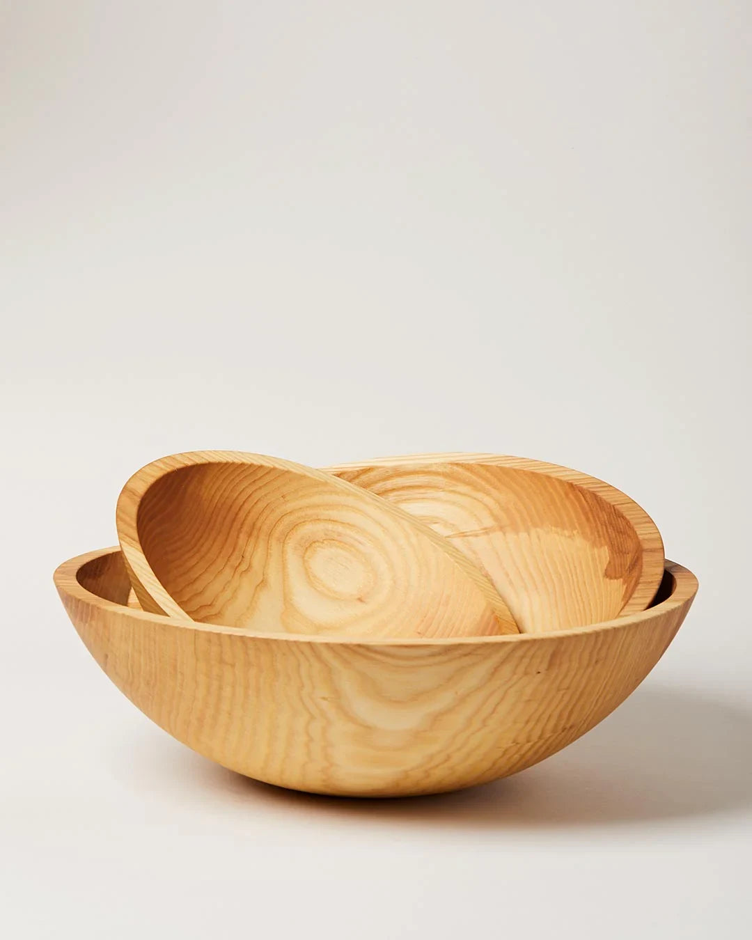 Crafted Wooden Bowls - Natural