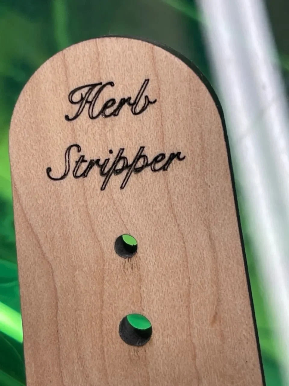 Wooden Herb Stripper - US Made / American Maple - The Mayfair Hall