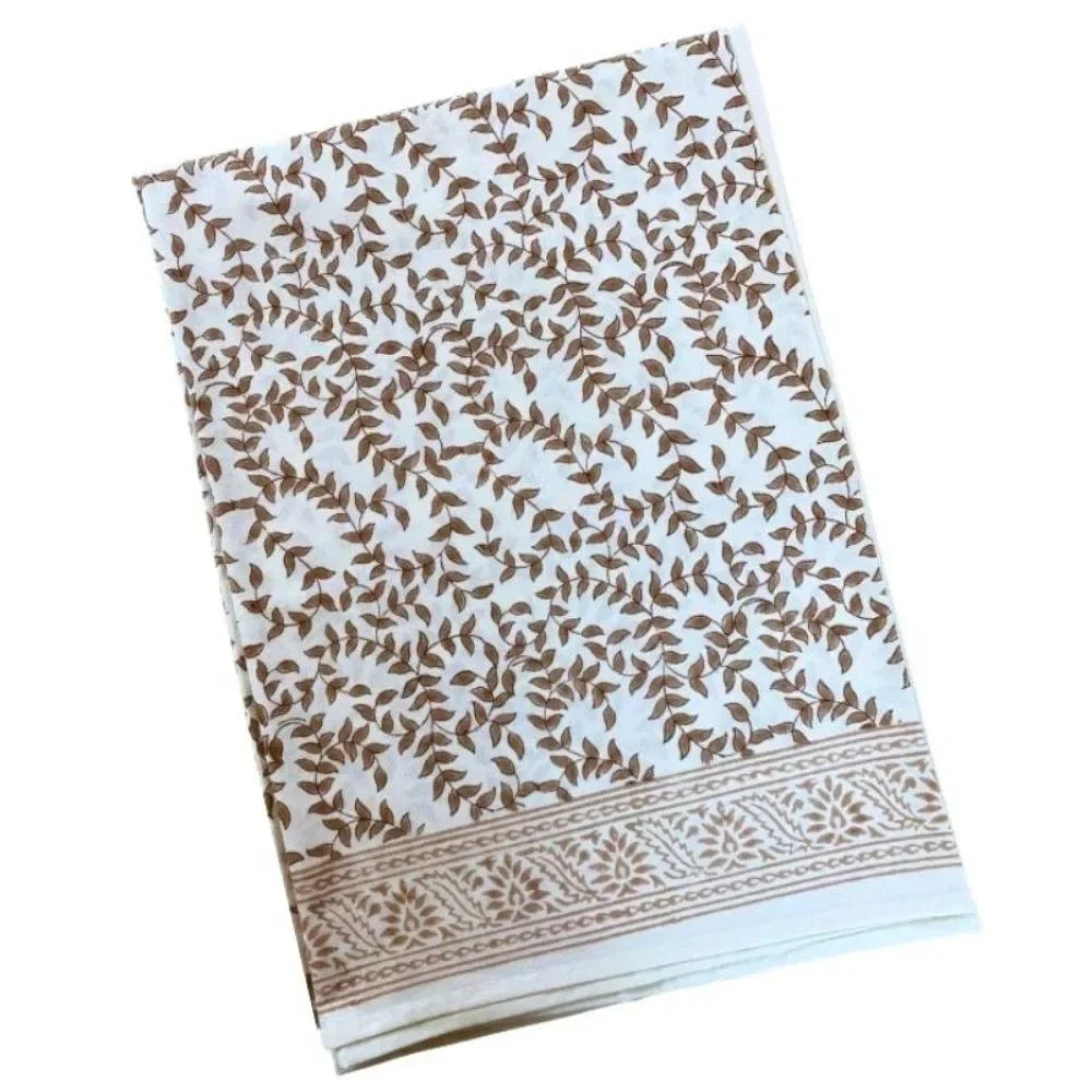 Woodland Leaves Cotton Tablecloth - The Mayfair Hall