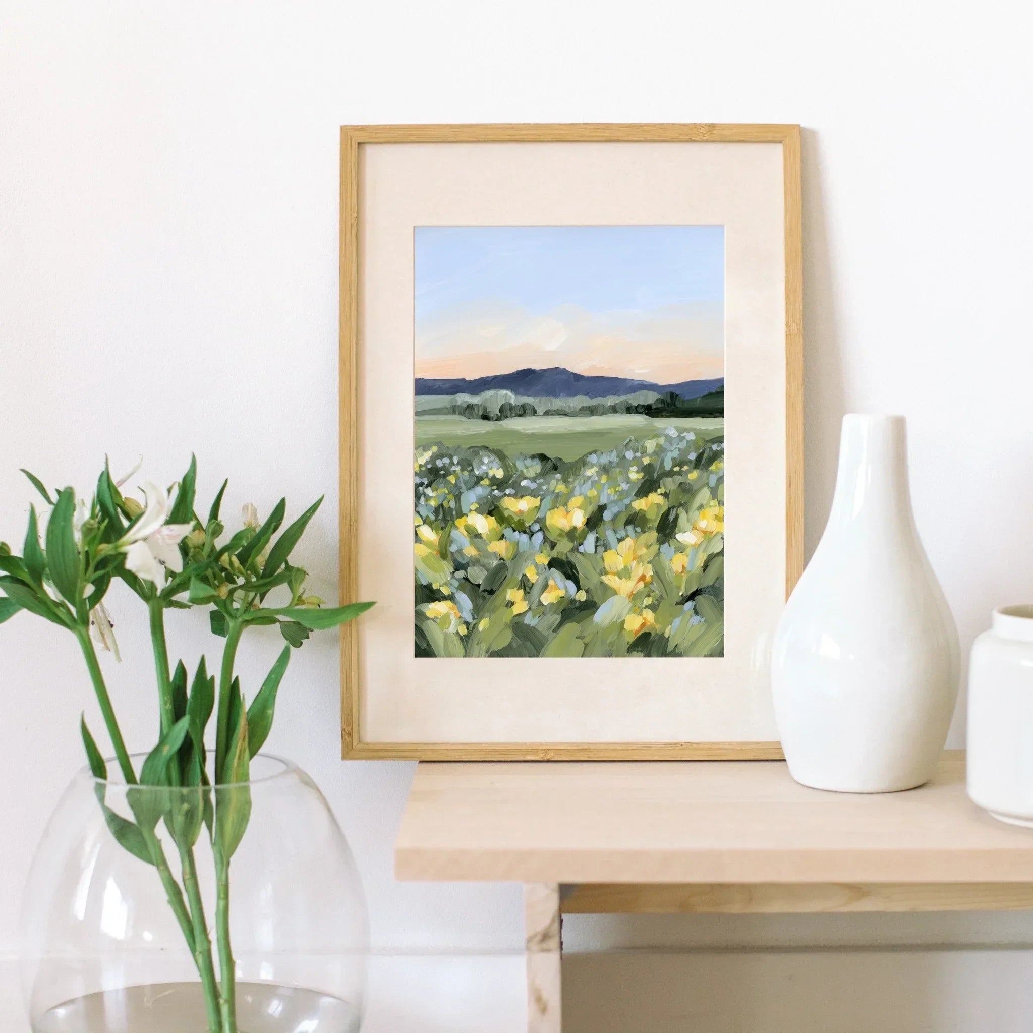 "Yellow Fields" Art Print - The Mayfair Hall