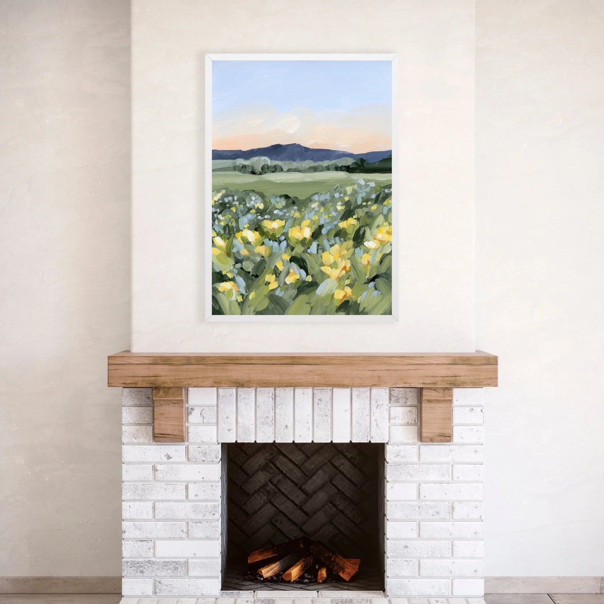 "Yellow Fields" Art Print - The Mayfair Hall