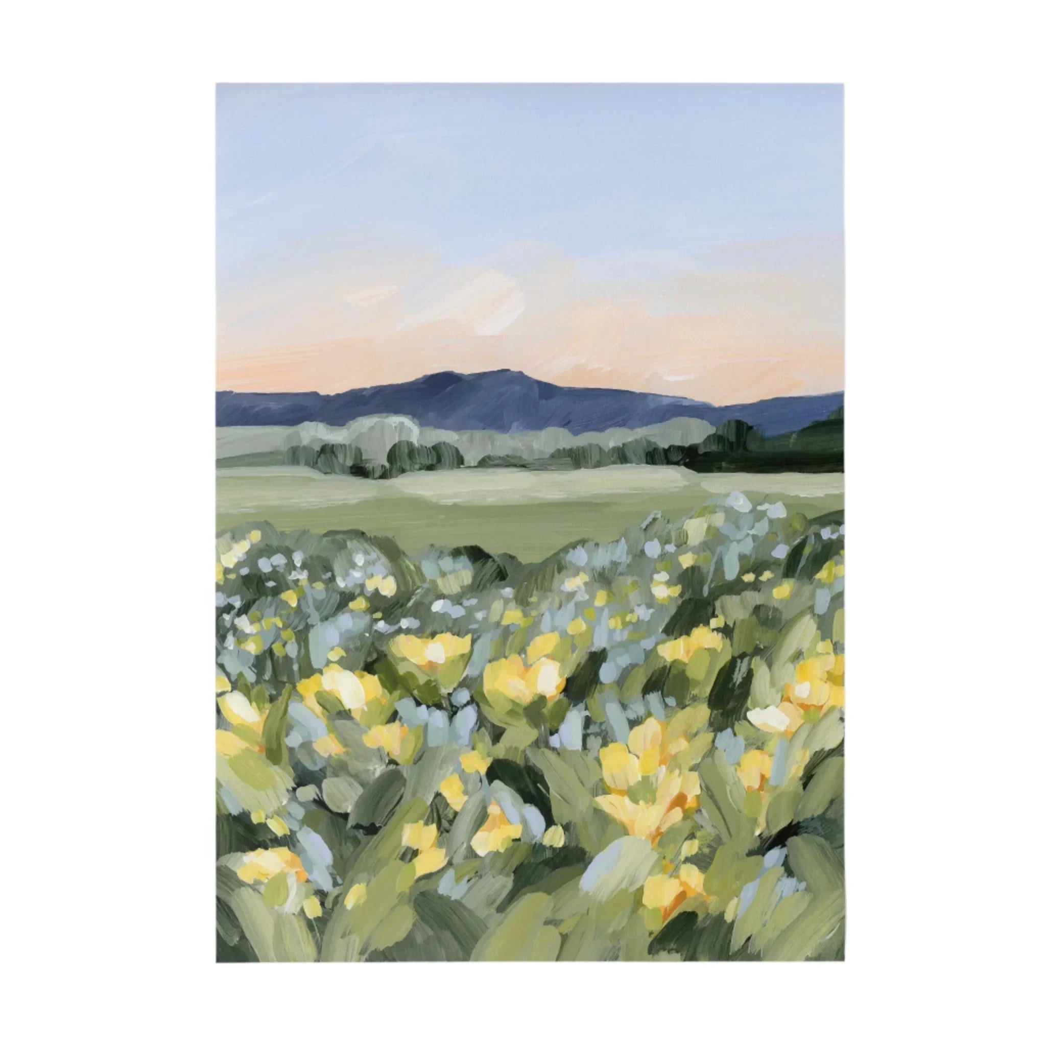 "Yellow Fields" Art Print - The Mayfair Hall