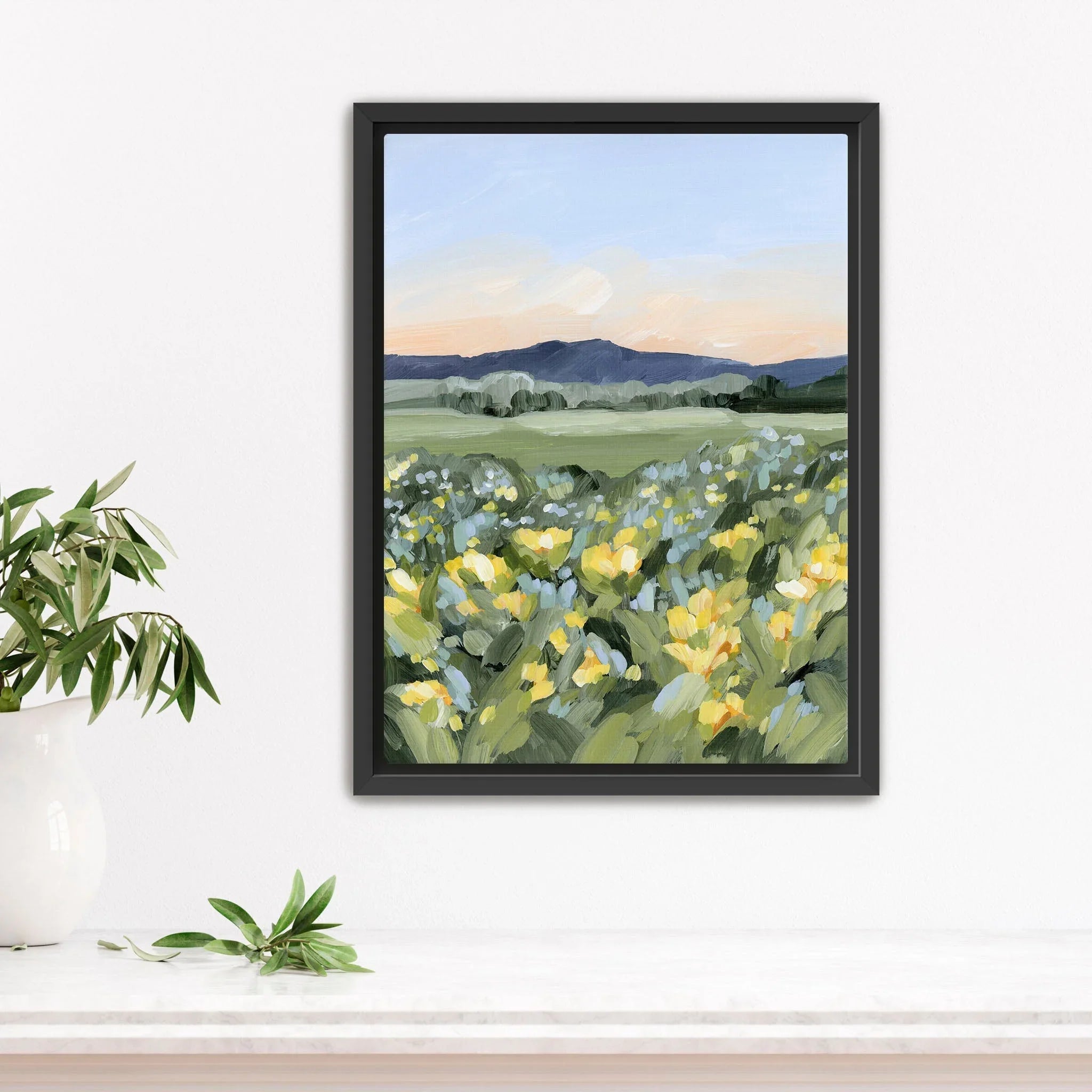 "Yellow Fields" Art Print - The Mayfair Hall