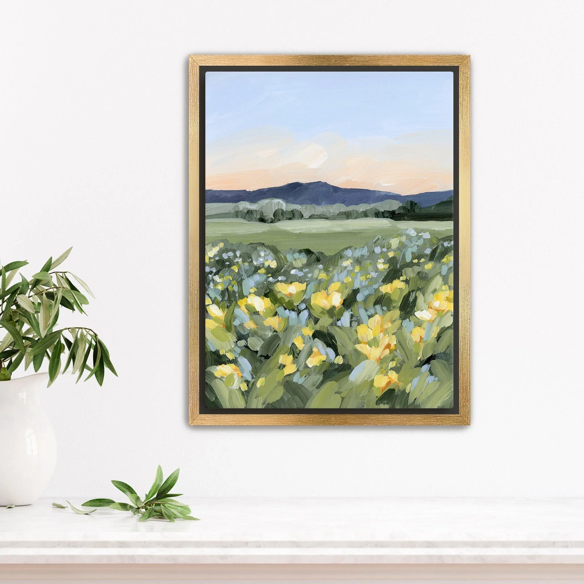 "Yellow Fields" Art Print - The Mayfair Hall