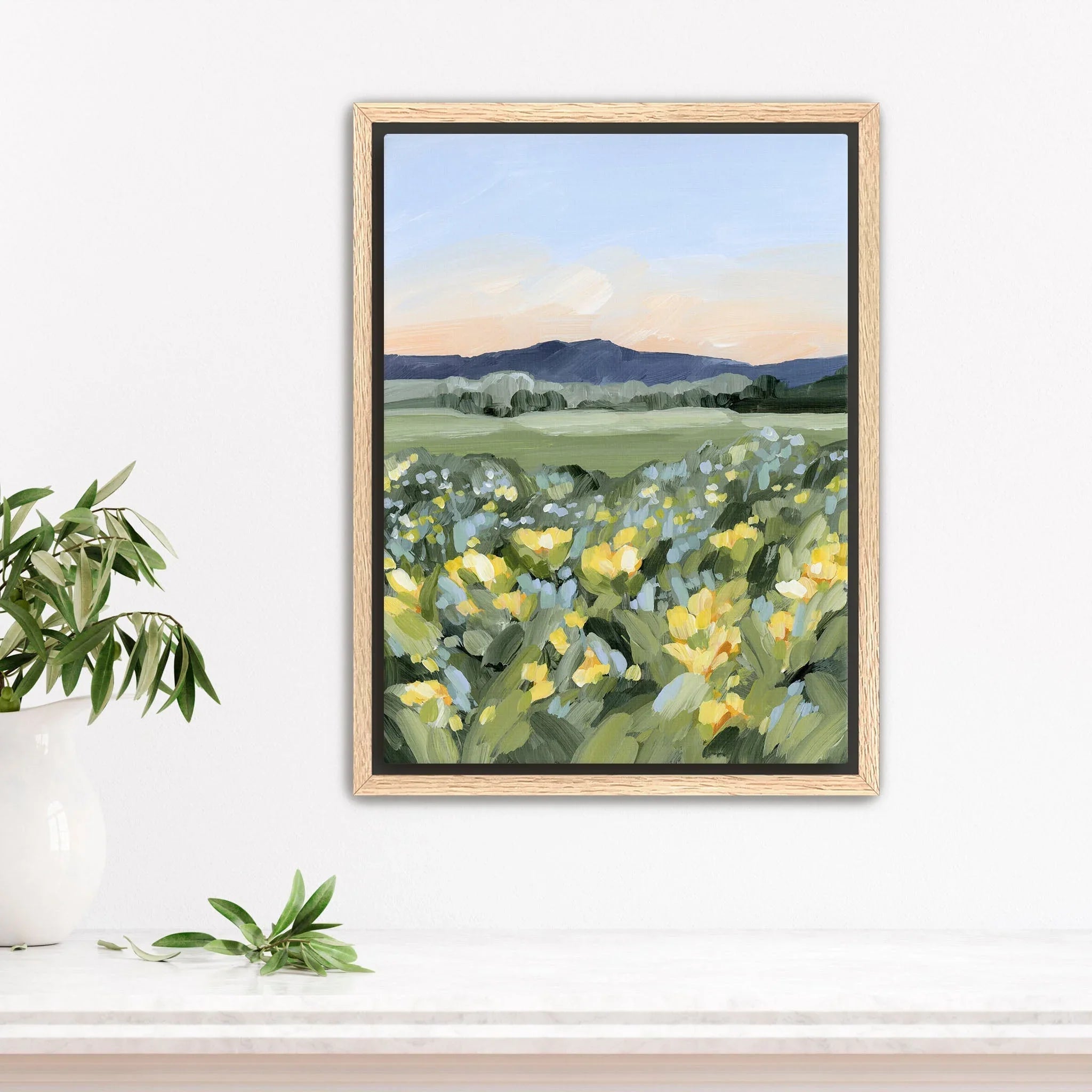 "Yellow Fields" Art Print - The Mayfair Hall
