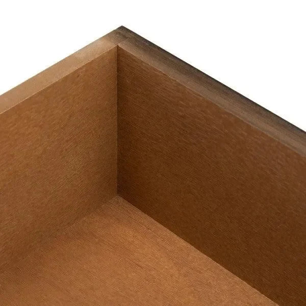 Athena Wood Accent Table in Brown - The Mayfair Hall