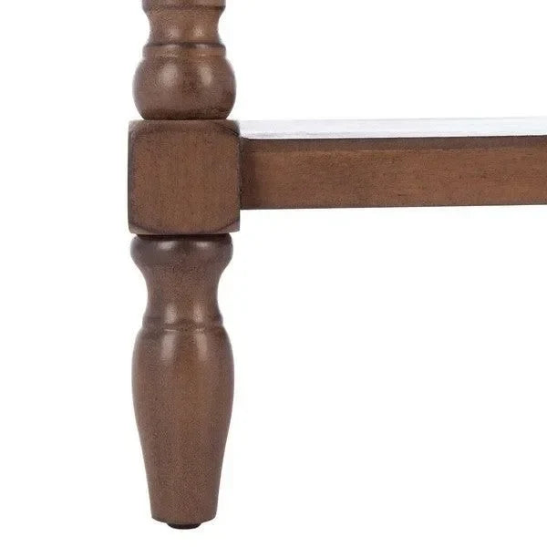 Athena Wood Accent Table in Brown - The Mayfair Hall