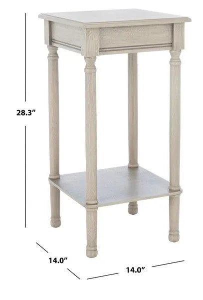 Safavieh Tinsley Greige Square Accent Table