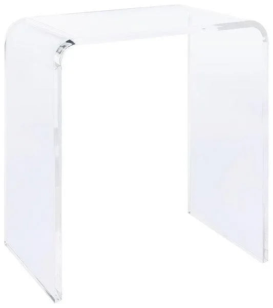 Pryor Acrylic Side Table in Clear - The Mayfair Hall