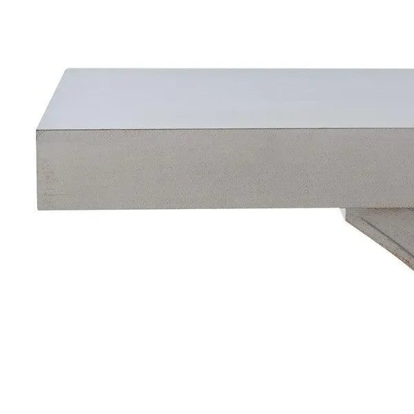 Dryden Wood Console Table in Gray - The Mayfair Hall