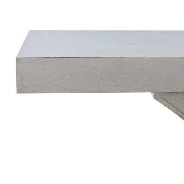 Dryden Wood Console Table in Gray - The Mayfair Hall