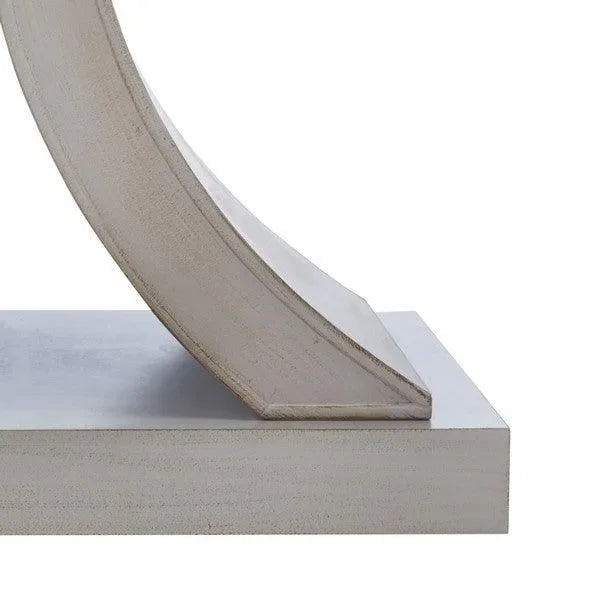 Dryden Wood Console Table in Gray - The Mayfair Hall