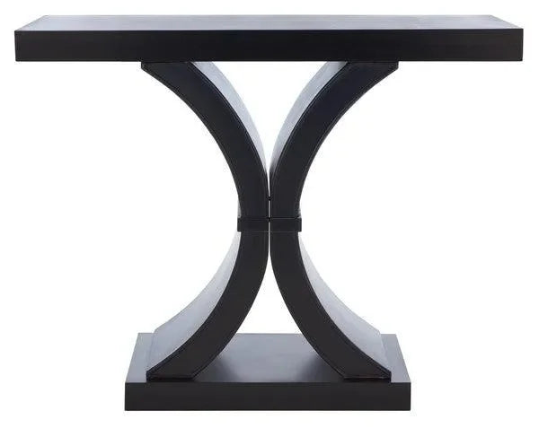 Dryden Wood Console Table in Black - The Mayfair Hall
