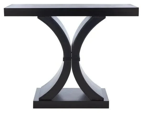 Dryden Wood Console Table in Black - The Mayfair Hall