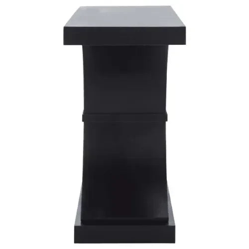 Dryden Wood Console Table in Black - The Mayfair Hall