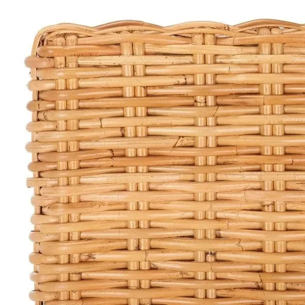 Tobie Rattan Bar Stool in Natural - The Mayfair Hall