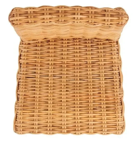 Tobie Rattan Bar Stool in Natural - The Mayfair Hall