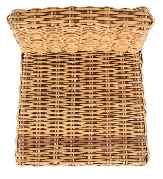 Tobie Rattan Bar Stool in Honey Brown Wash - The Mayfair Hall