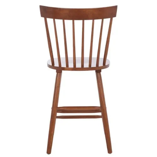 Providence Rubberwood Counter Stool in Walnut (Set of 2) - The Mayfair Hall