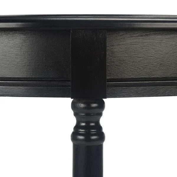 Tinsley Black Half Round Console Table - The Mayfair Hall