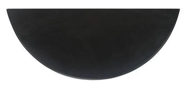 Tinsley Black Half Round Console Table - The Mayfair Hall