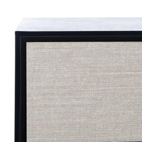 Estella Console Table in Black with 2 Drawers - The Mayfair Hall