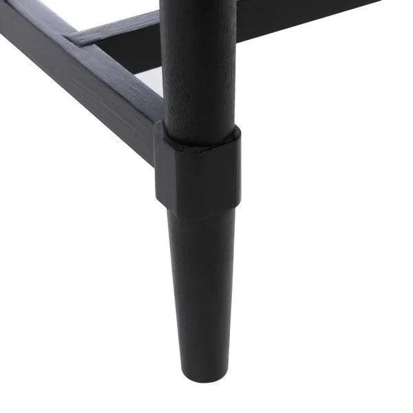 Estella Console Table in Black with 2 Drawers - The Mayfair Hall