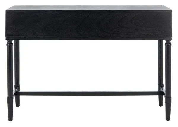 Estella Console Table in Black with 4 Drawers - The Mayfair Hall