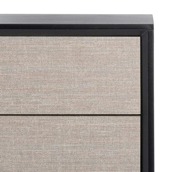 Estella Console Table in Black with 4 Drawers - The Mayfair Hall