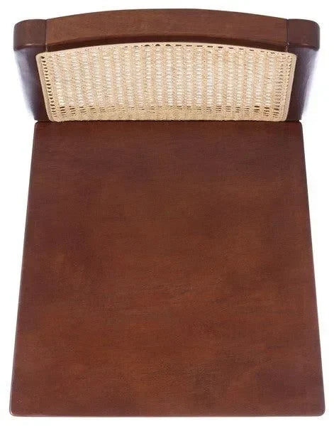 Benicio Rubberwood Dining Chair in Dark Brown (Set of 2) - The Mayfair Hall