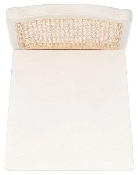 Benicio Rubberwood Dining Chair in White (Set of 2) - The Mayfair Hall