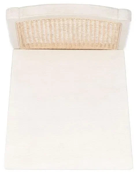 Benicio Rubberwood Dining Chair in White (Set of 2) - The Mayfair Hall