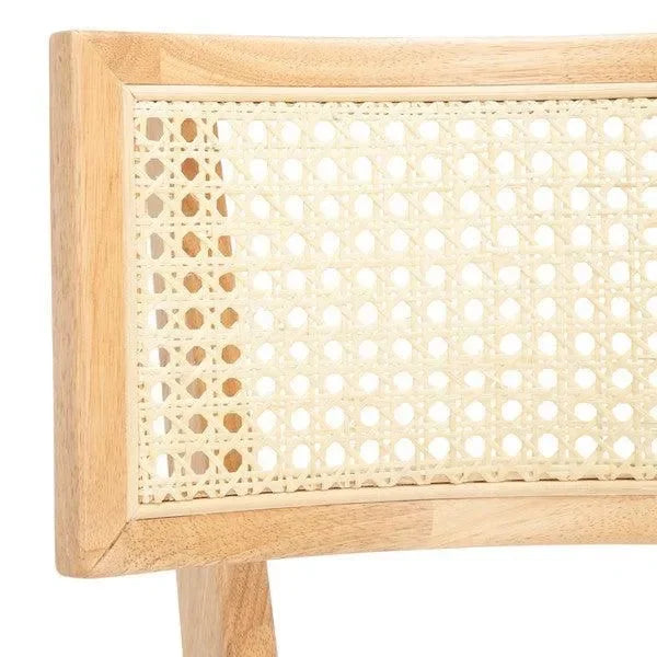 Galway Rubberwood Dining Chair in Natural with Cushion - The Mayfair Hall