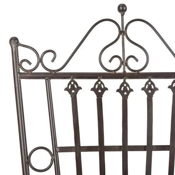 Belen Iron Bistro Set in Black Rust (3 Piece) - The Mayfair Hall