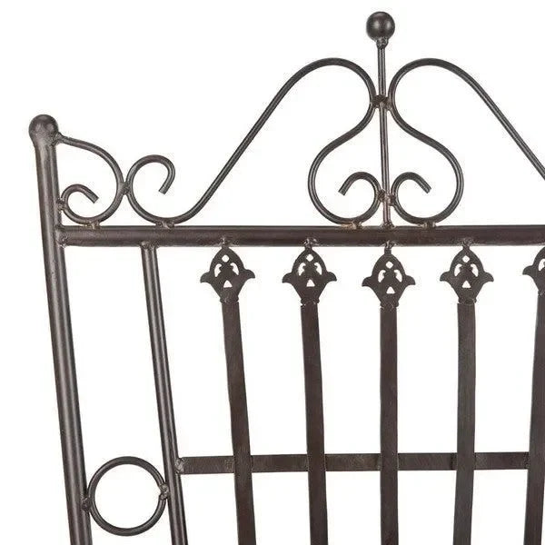 Belen Iron Bistro Set in Black Rust (3 Piece) - The Mayfair Hall