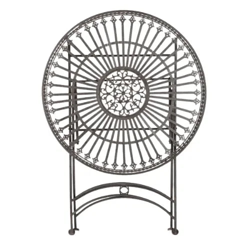 Belen Iron Bistro Set in Black Rust (3 Piece) - The Mayfair Hall