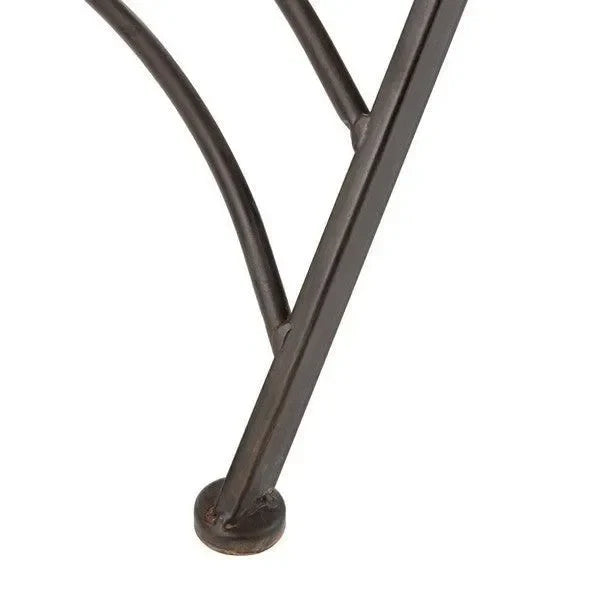 Belen Iron Bistro Set in Black Rust (3 Piece) - The Mayfair Hall