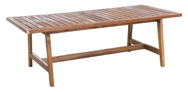 Deven Acacia Wood Coffee Set in Light Brown (Set of 5) - The Mayfair Hall