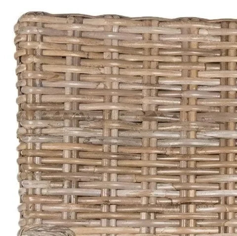 Armando Rattan Dining Chair in Natural - The Mayfair Hall