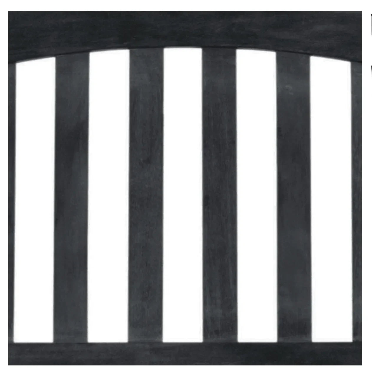 Mischa Acacia Wood Garden Bench in Dark Slate Gray - The Mayfair Hall