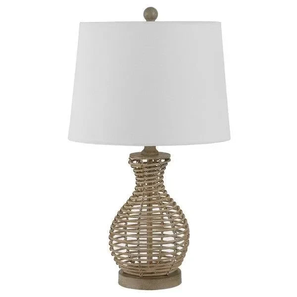 Flora Seagrass Table Lamp in Natural - The Mayfair Hall