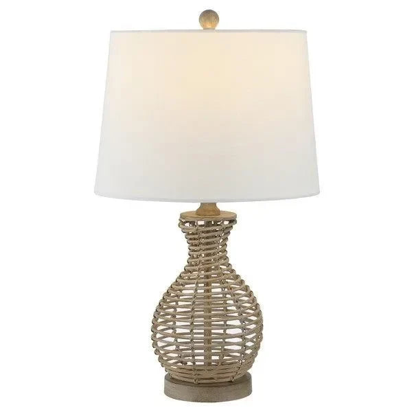 Flora Seagrass Table Lamp in Natural - The Mayfair Hall