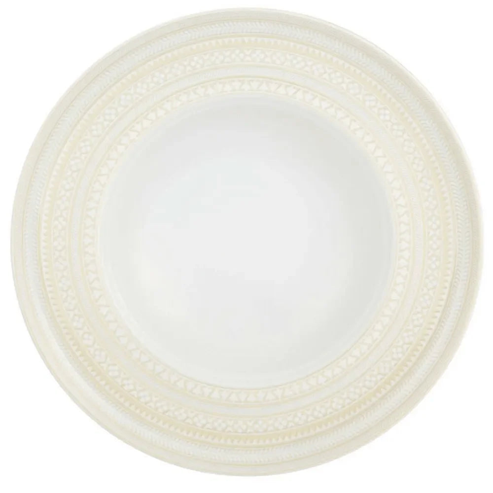Ivory Porcelain Soup Plate (Set of 4) - The Mayfair Hall