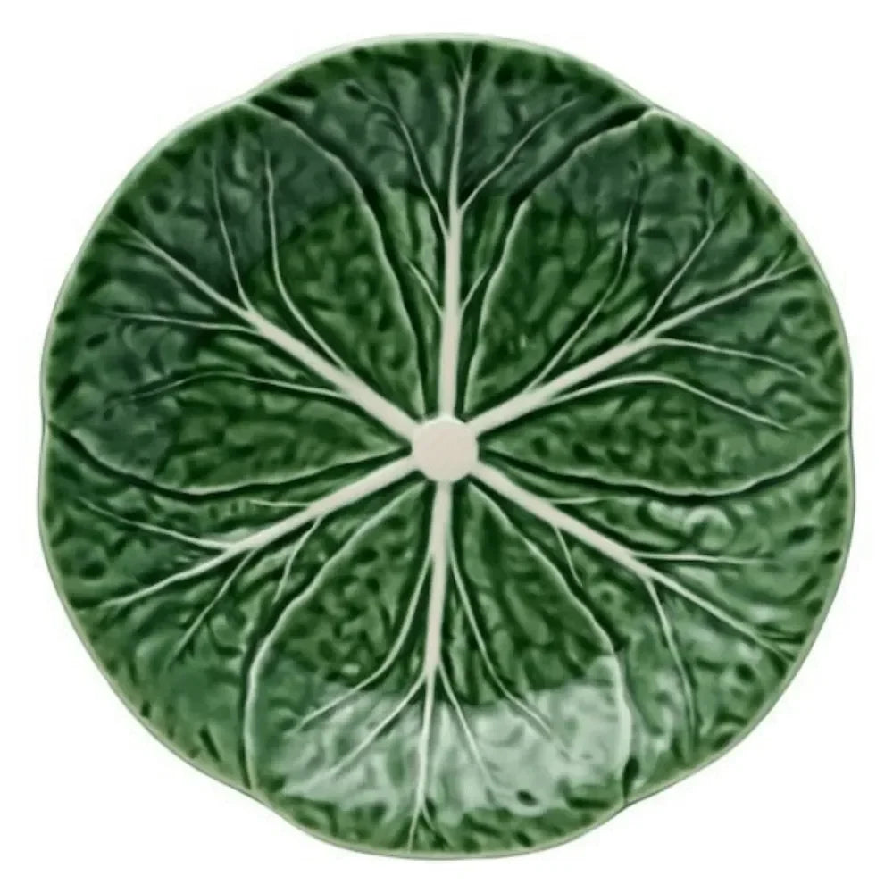 Cabbage Earthenware Dinnerware Set in Green (5 pieces) - The Mayfair Hall