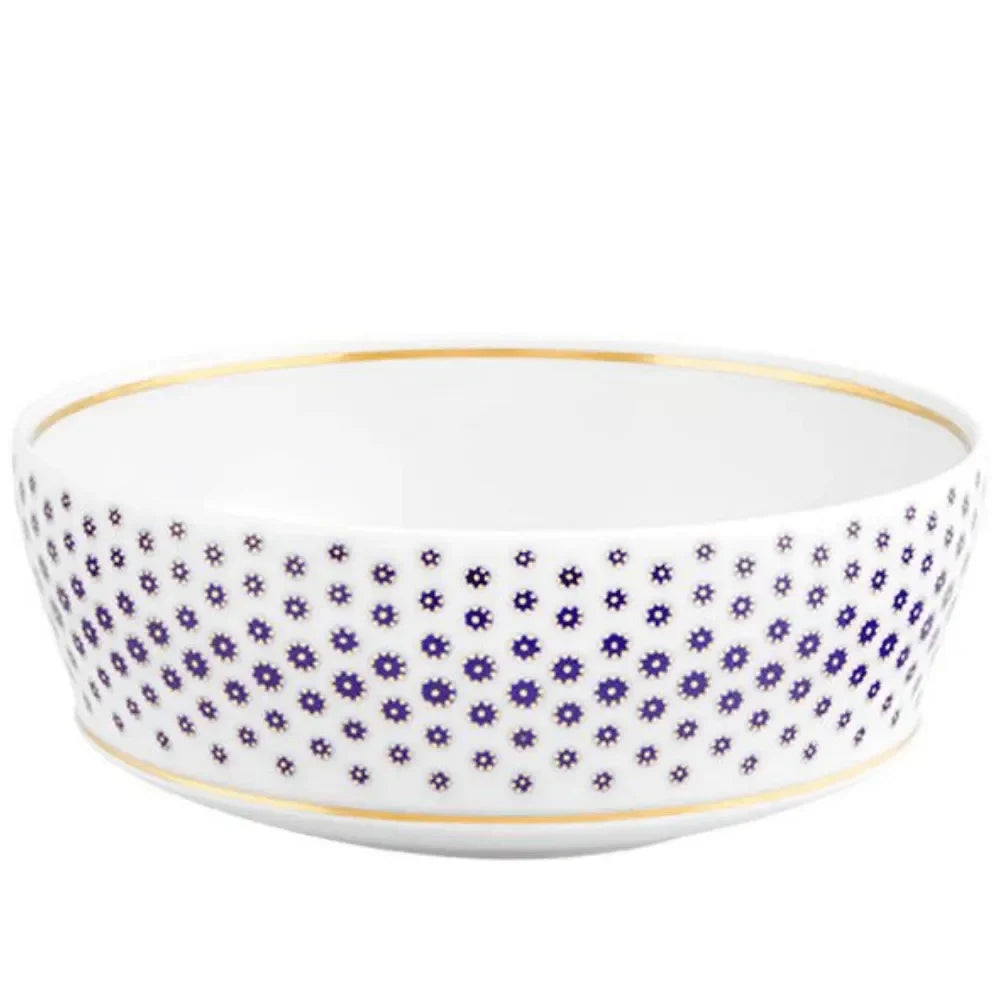 Constellation d'Or Cereal Bowl in White and Blue (Set of 4) - The Mayfair Hall