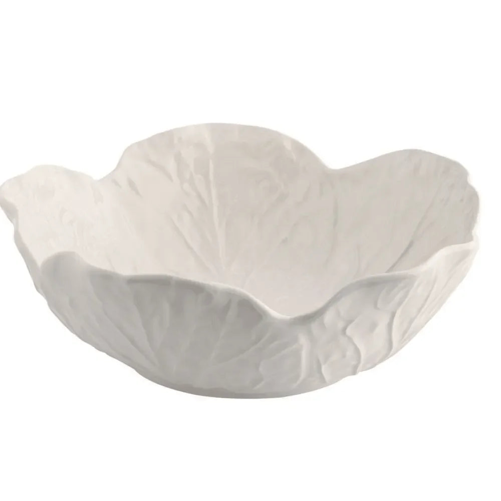 Cabbage Earthenware Cereal Bowl in Beige (Set of 4) - The Mayfair Hall