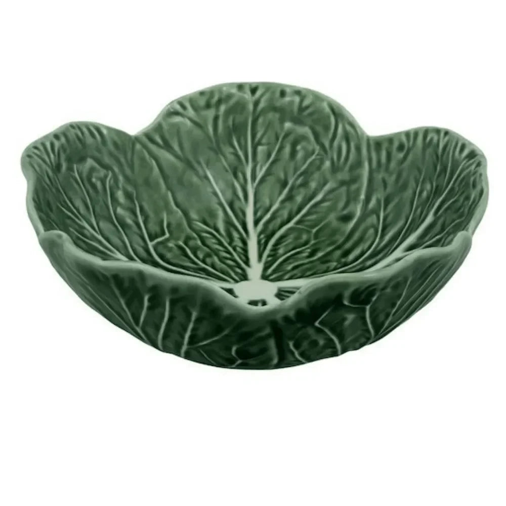Cabbage Earthenware Cereal Bowl in Green (Set of 4) - The Mayfair Hall